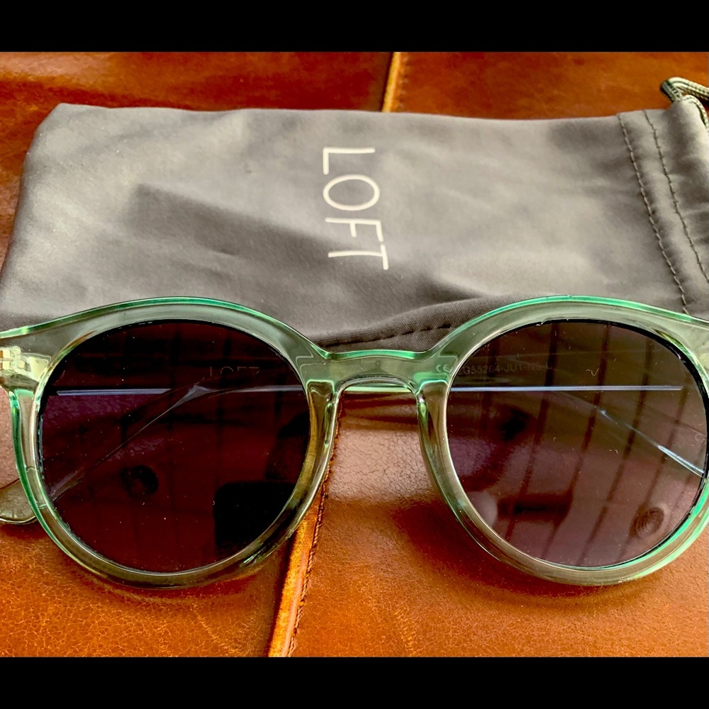 Round frame sunglasses from Loft.